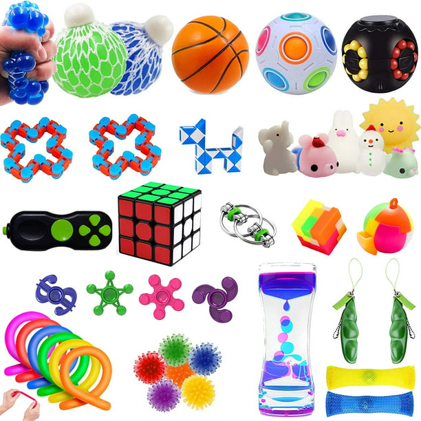1*  Sensory Stress Reliever Ball Toy Autism Squeeze Anxiety Fidget